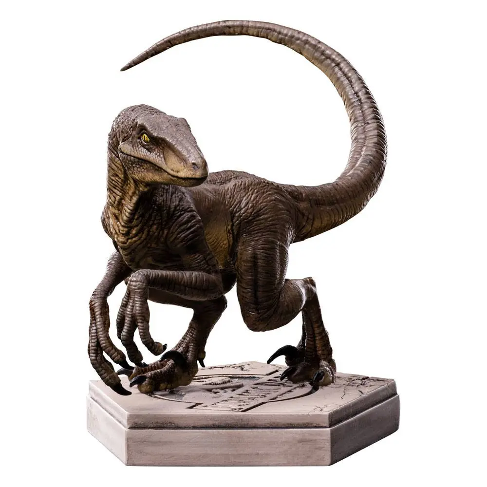 Jurassic World Icons Velociraptor C szobor figura 7 cm termékfotó