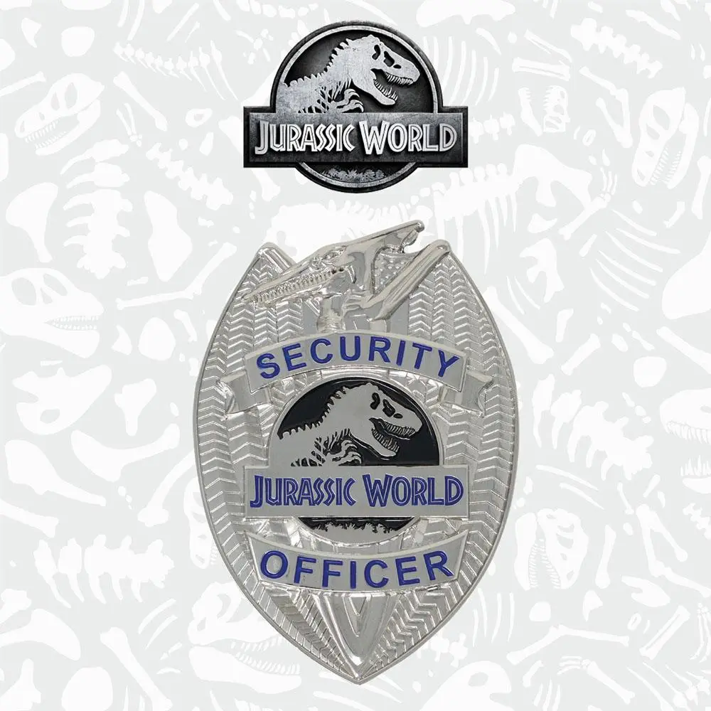 Jurassic World Ansteck-Pin Limited Edition Replica Security Officer termékfotó