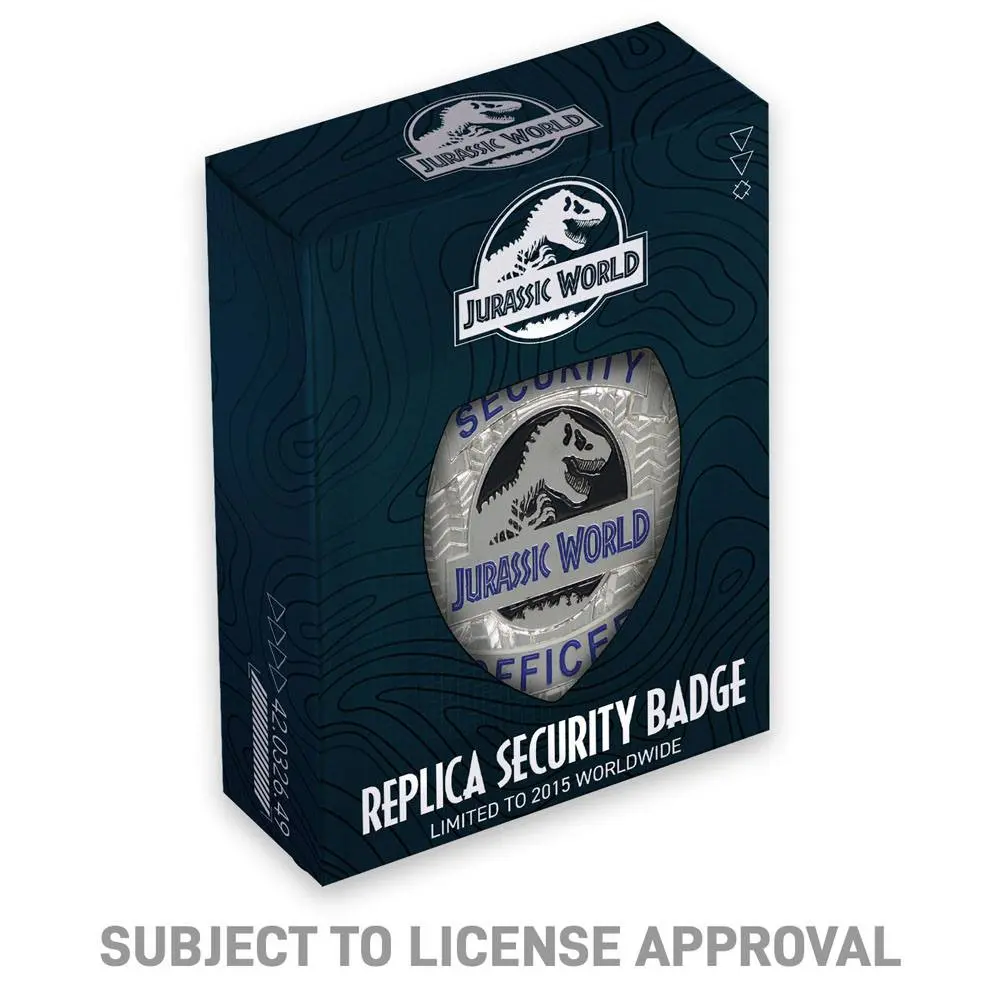 Jurassic World Ansteck-Pin Limited Edition Replica Security Officer termékfotó