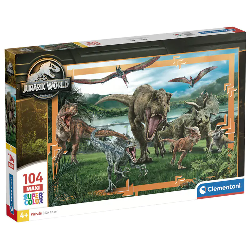 Jurassic World maxi puzzle 104db-os termékfotó