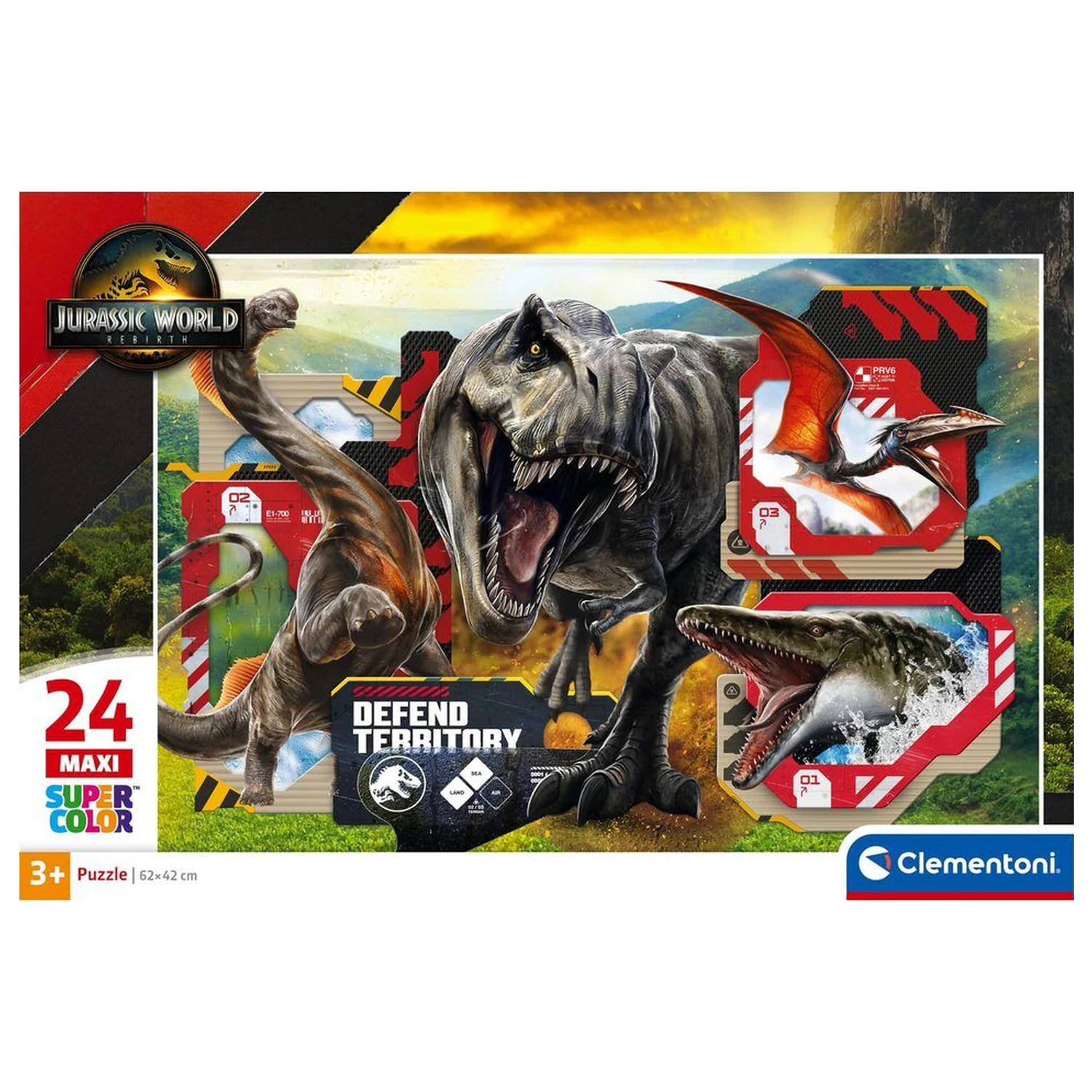 Jurassic World maxi puzzle 24db-os termékfotó