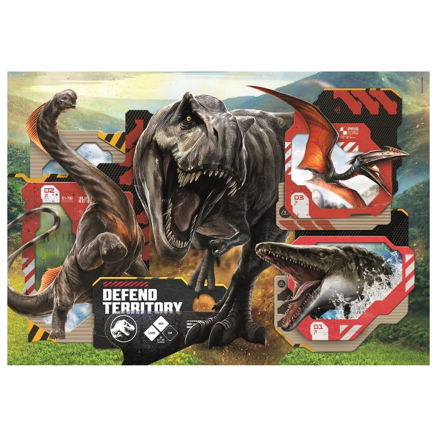 Jurassic World maxi puzzle 24db-os termékfotó