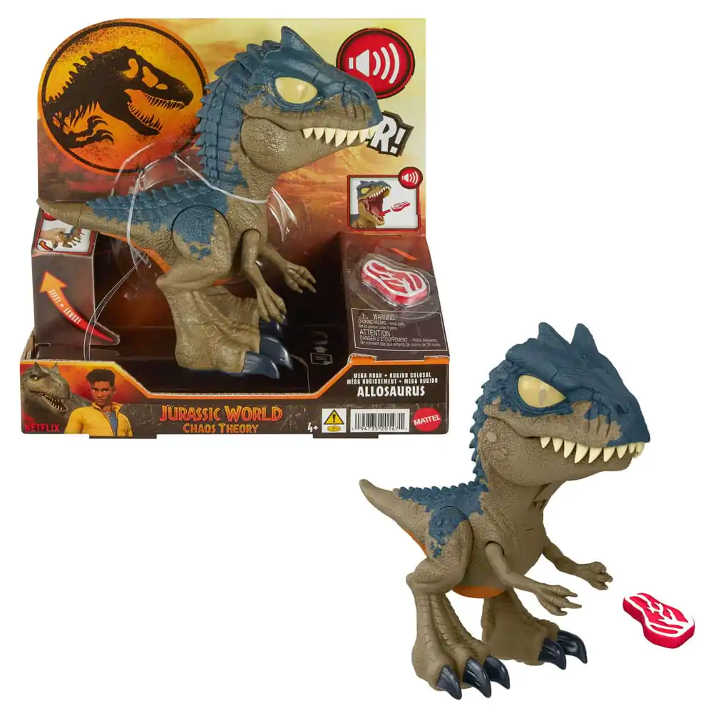 Jurassic World Mega Roar Allosaurus akciófigura termékfotó
