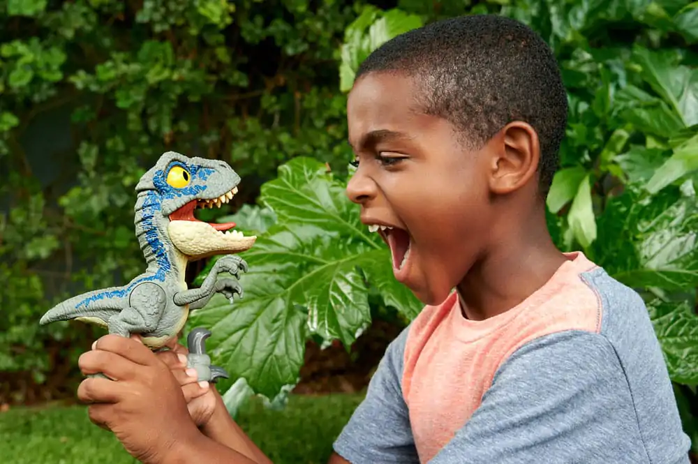 Jurassic World Mega Roar Velociraptor Blue akciófigura termékfotó