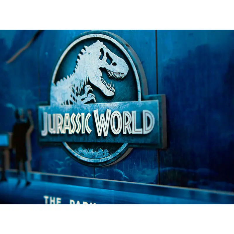Jurassic World Mossasaurus Woodart 3D fa anyagú poszter festmény termékfotó