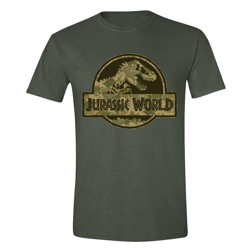 Jurassic World póló Camo Logo termékfotó