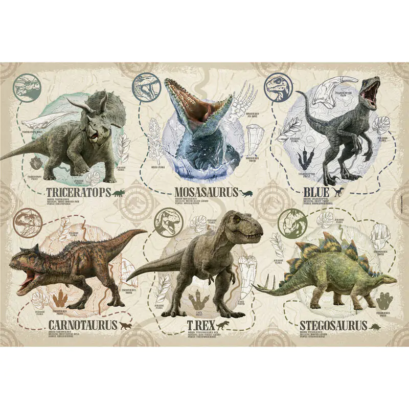 Jurassic World puzzle 104pcs termékfotó