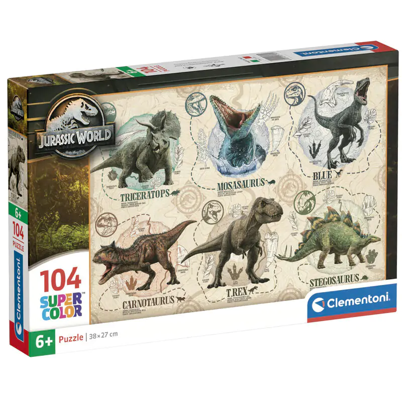 Jurassic World puzzle 104pcs termékfotó