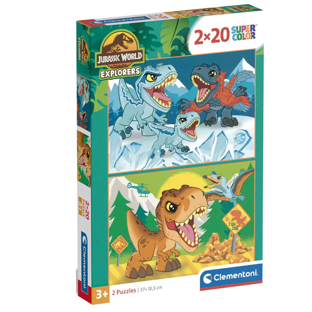 Jurassic World puzzle 2x20db-os termékfotó