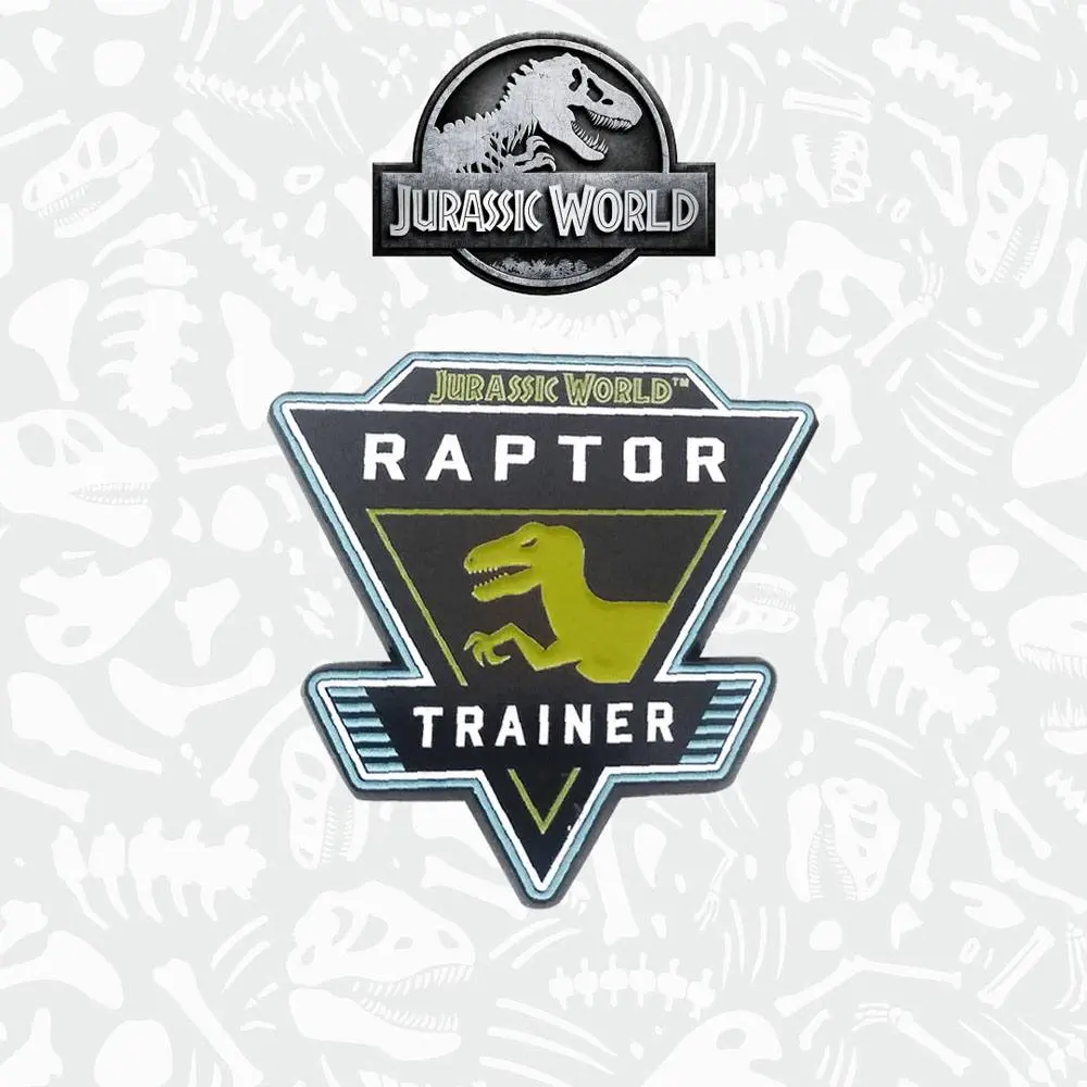 Jurassic World Raptor kitűző termékfotó