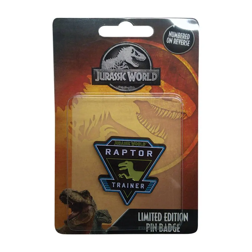 Jurassic World Raptor kitűző termékfotó