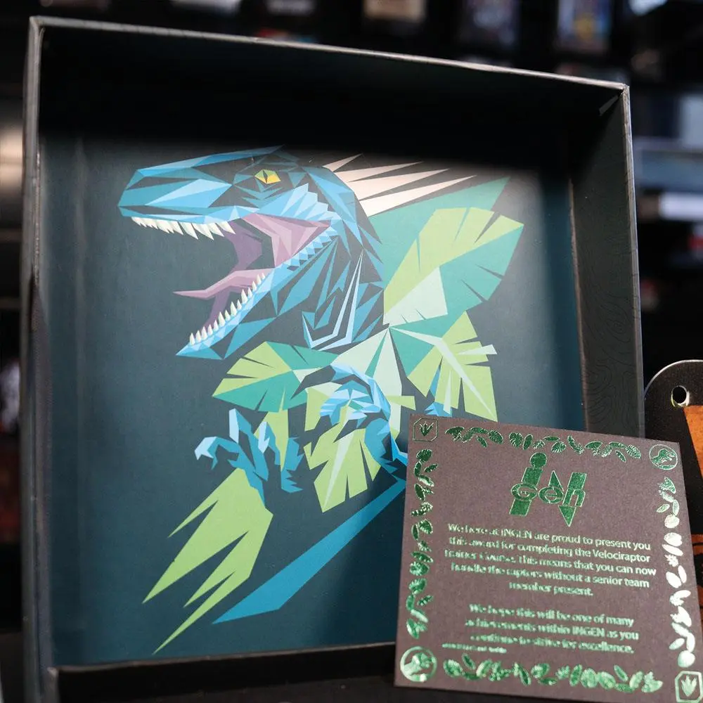 Jurassic World Raptor Training Commendation kitűző csomag Limitált kiadás termékfotó