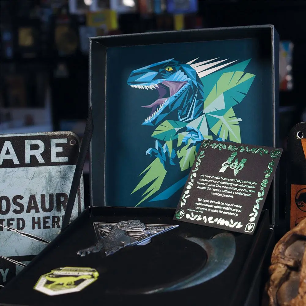 Jurassic World Raptor Training Commendation kitűző csomag Limitált kiadás termékfotó