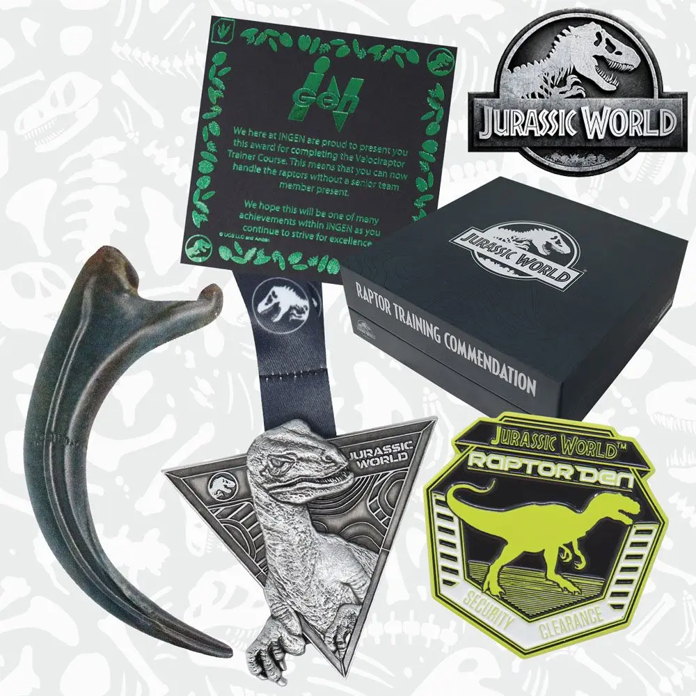 Jurassic World Raptor Training Commendation kitűző csomag Limitált kiadás termékfotó