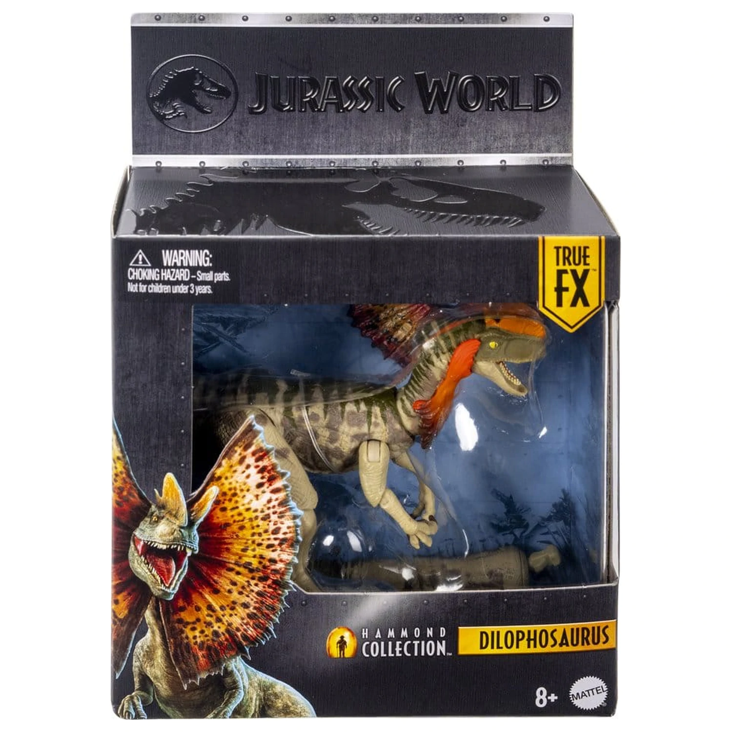 Jurassic World Rebirth Hammond Collection akciófigura Dilophosaurus termékfotó