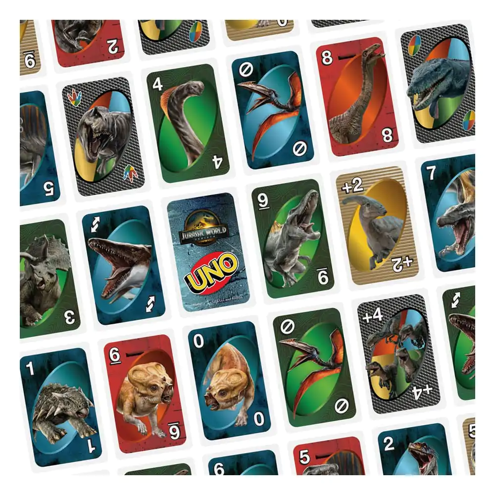 Jurassic World Rebirth UNO kártyajáték termékfotó