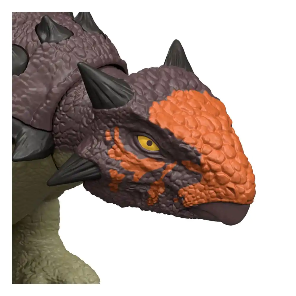 Jurassic World Rebirth Wild Roar Ankylosaurus akciófigura hanggal 7 cm termékfotó