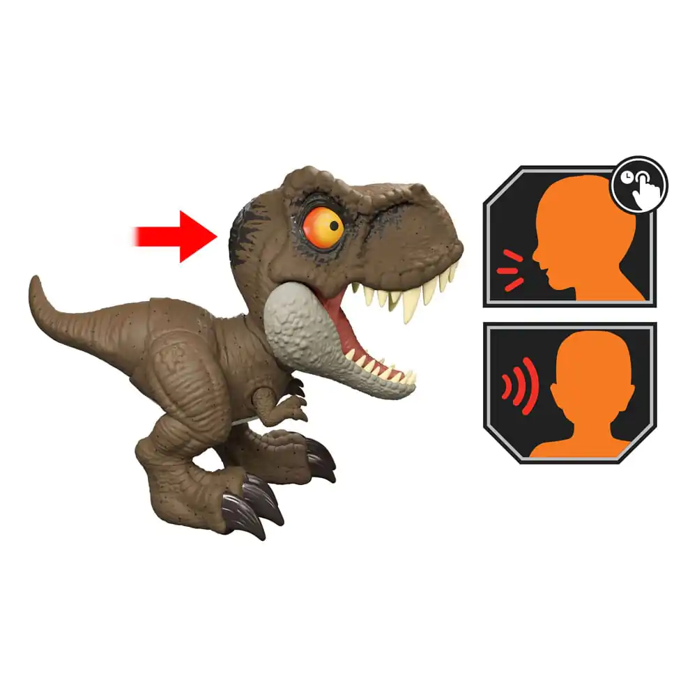 Jurassic World Roar Command Tyrannosaurus Rex akciófigura hanggal 16 cm termékfotó