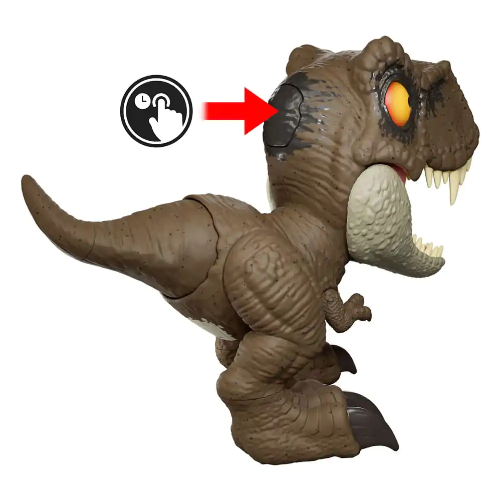 Jurassic World Roar Command Tyrannosaurus Rex akciófigura hanggal 16 cm termékfotó
