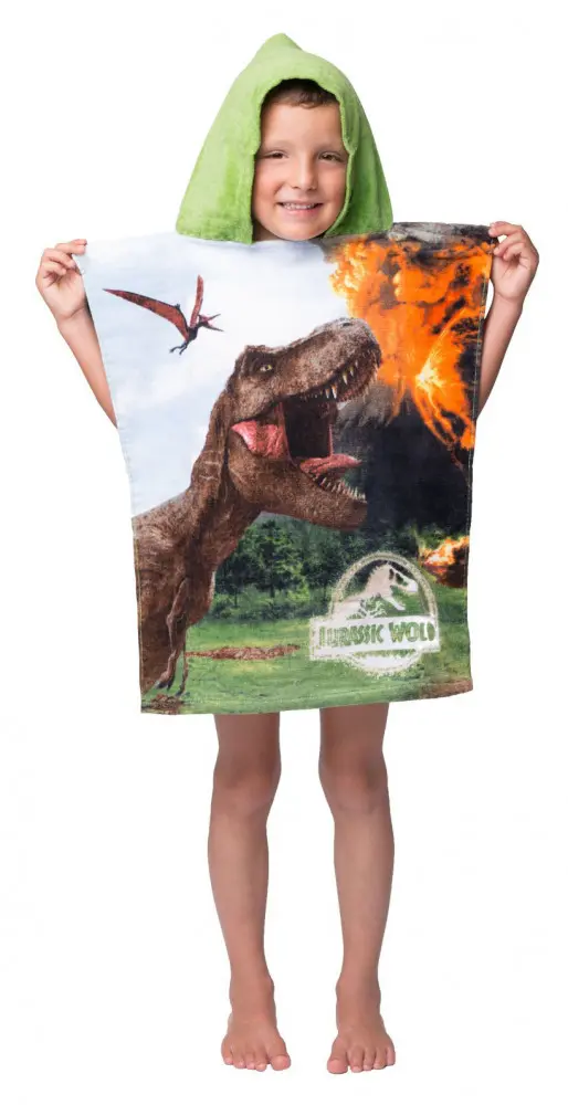 Jurassic World strand törölköző poncsó 50*115cm termékfotó