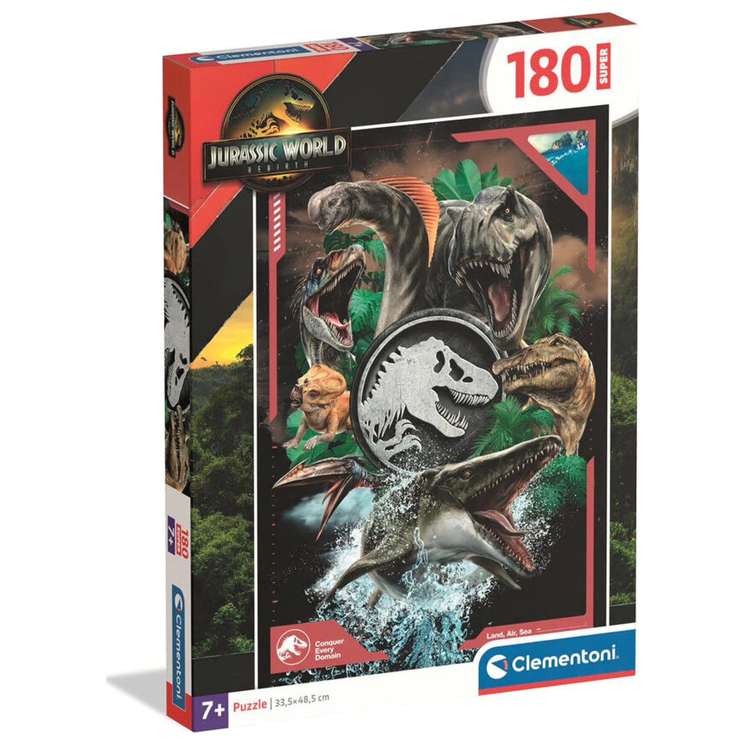 Jurassic World super puzzle 180db-os termékfotó