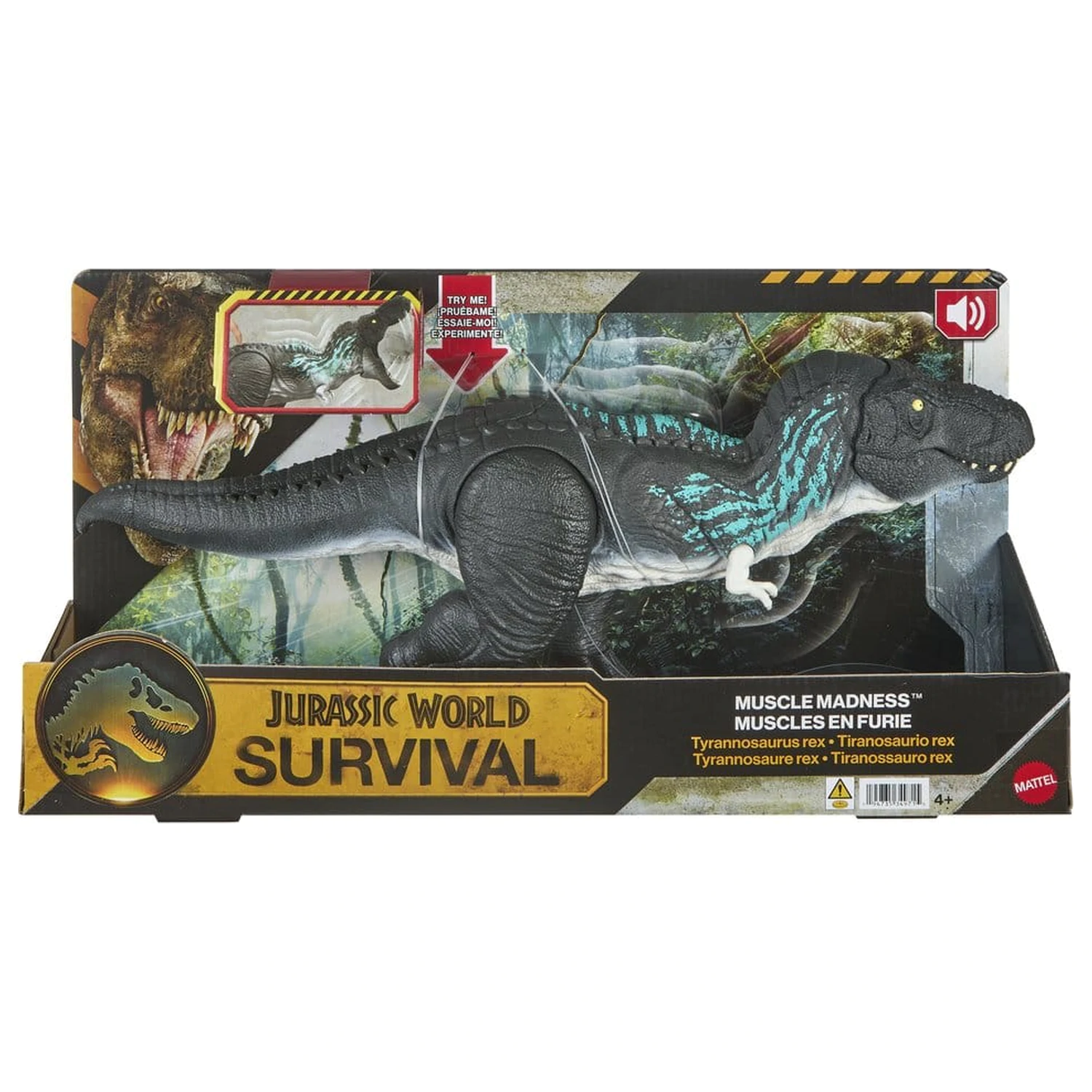 Jurassic World: Survival akciófigura Muscle Madness Tyrannosaurus Rex 56 cm termékfotó