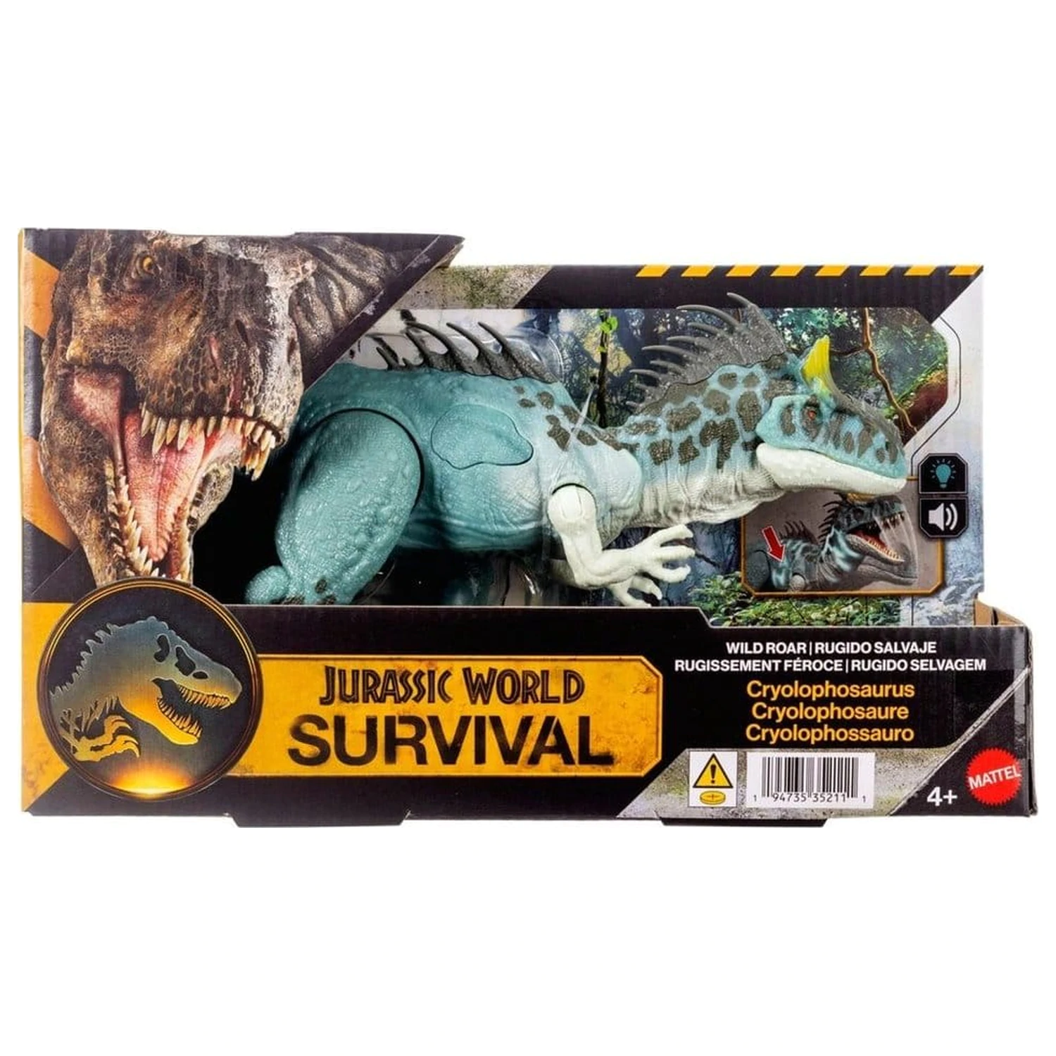 Jurassic World: Survival akciófigura Wild Roar Cryolophosaurus 37 cm termékfotó