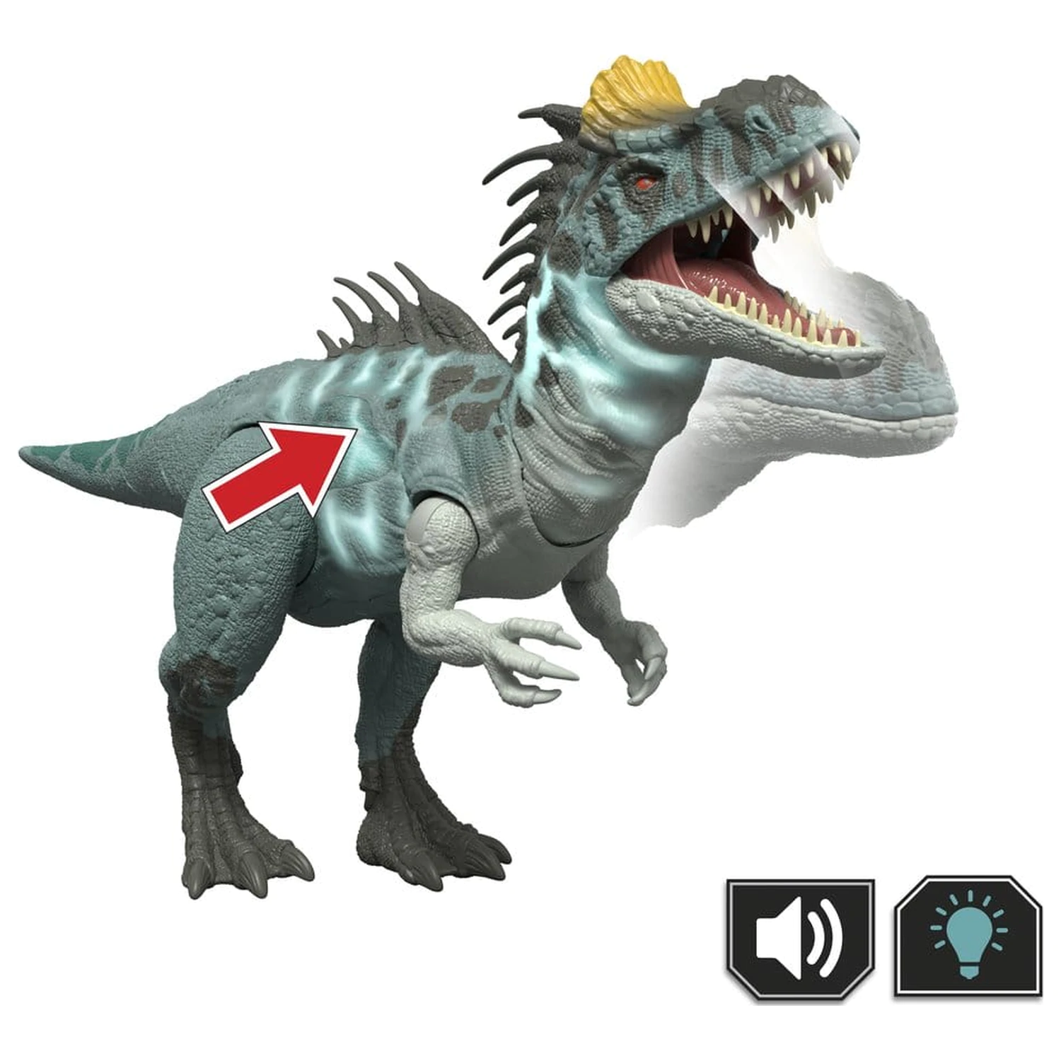 Jurassic World: Survival akciófigura Wild Roar Cryolophosaurus 37 cm termékfotó