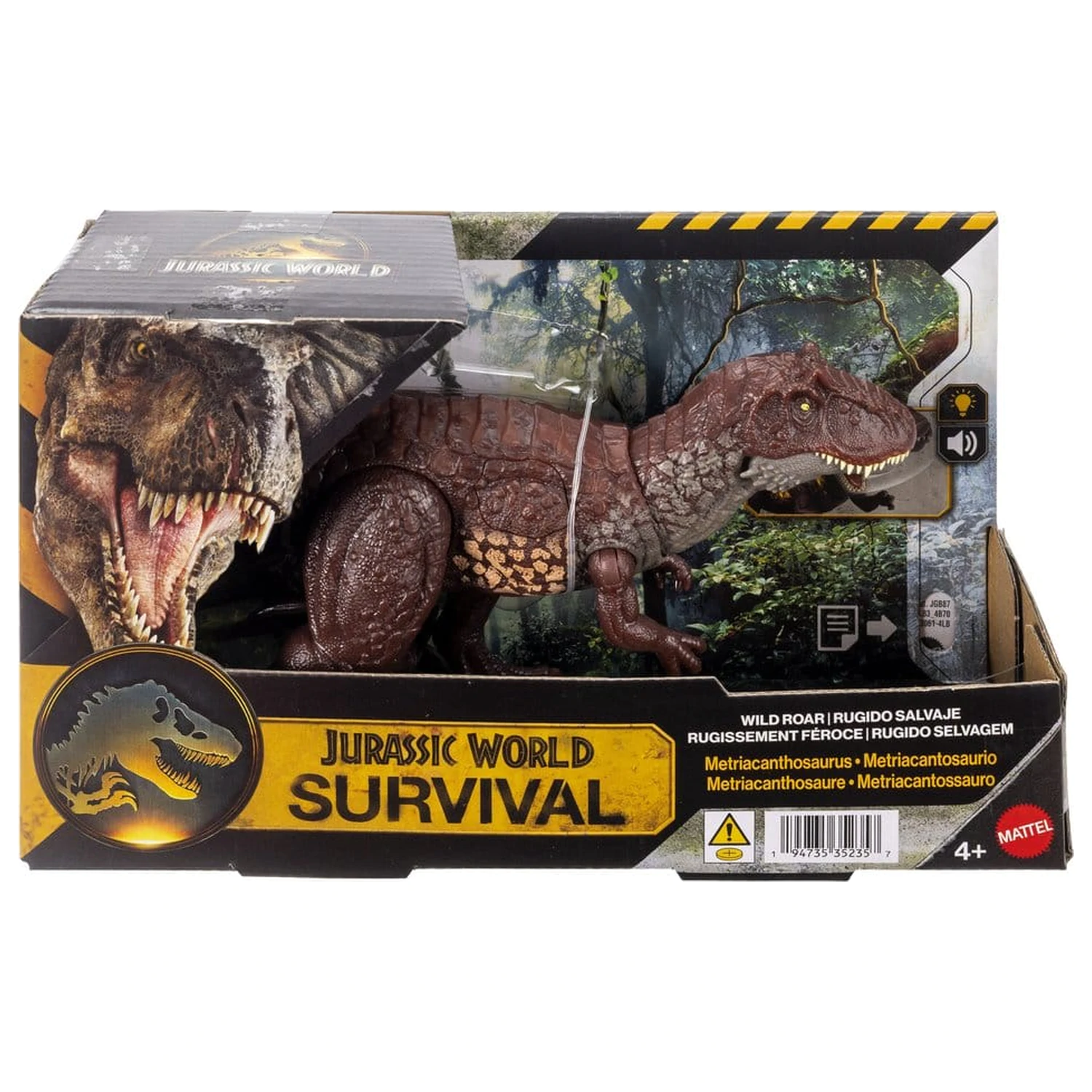Jurassic World: Survival akciófigura Wild Roar Metriacanthosaurus 31 cm termékfotó