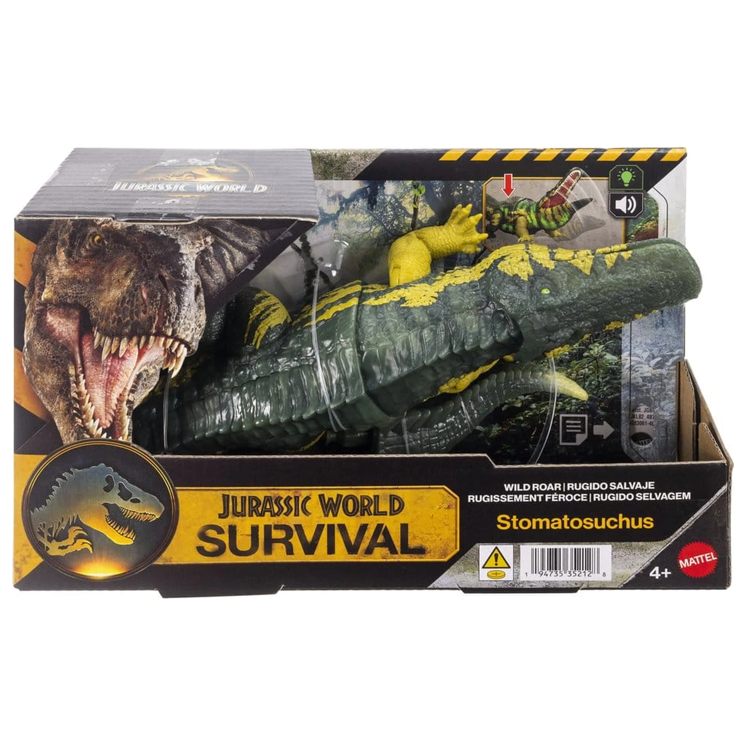 Jurassic World: Survival akciófigura Wild Roar Stomatosuchus 37 cm termékfotó