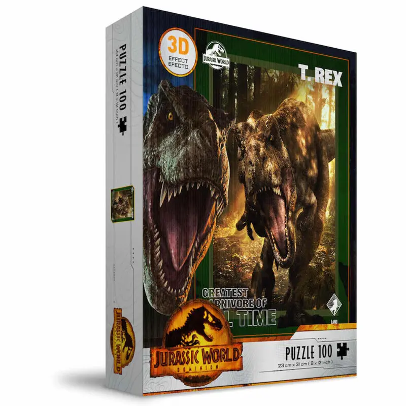 Jurassic World T-Rex 3D puzzle 100db-os termékfotó