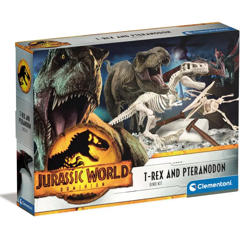 Jurassic World T-Rex and Pteranodon ásatás játékkészlet termékfotó