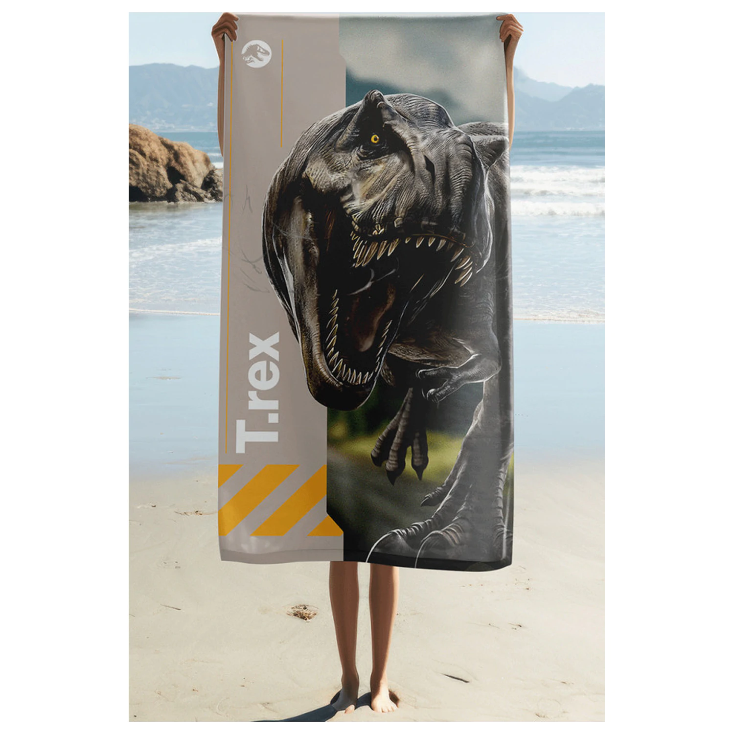 Jurassic World T-Rex törölköző 70x140cm termékfotó