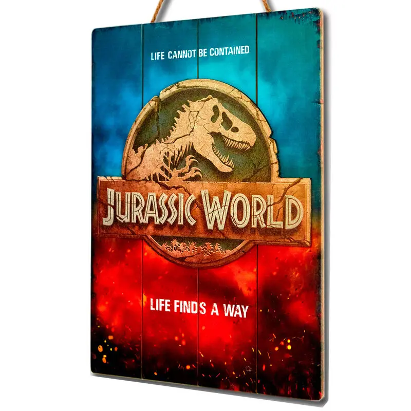 Jurassic World Woodart 3D fa anyagú poszter festmény termékfotó