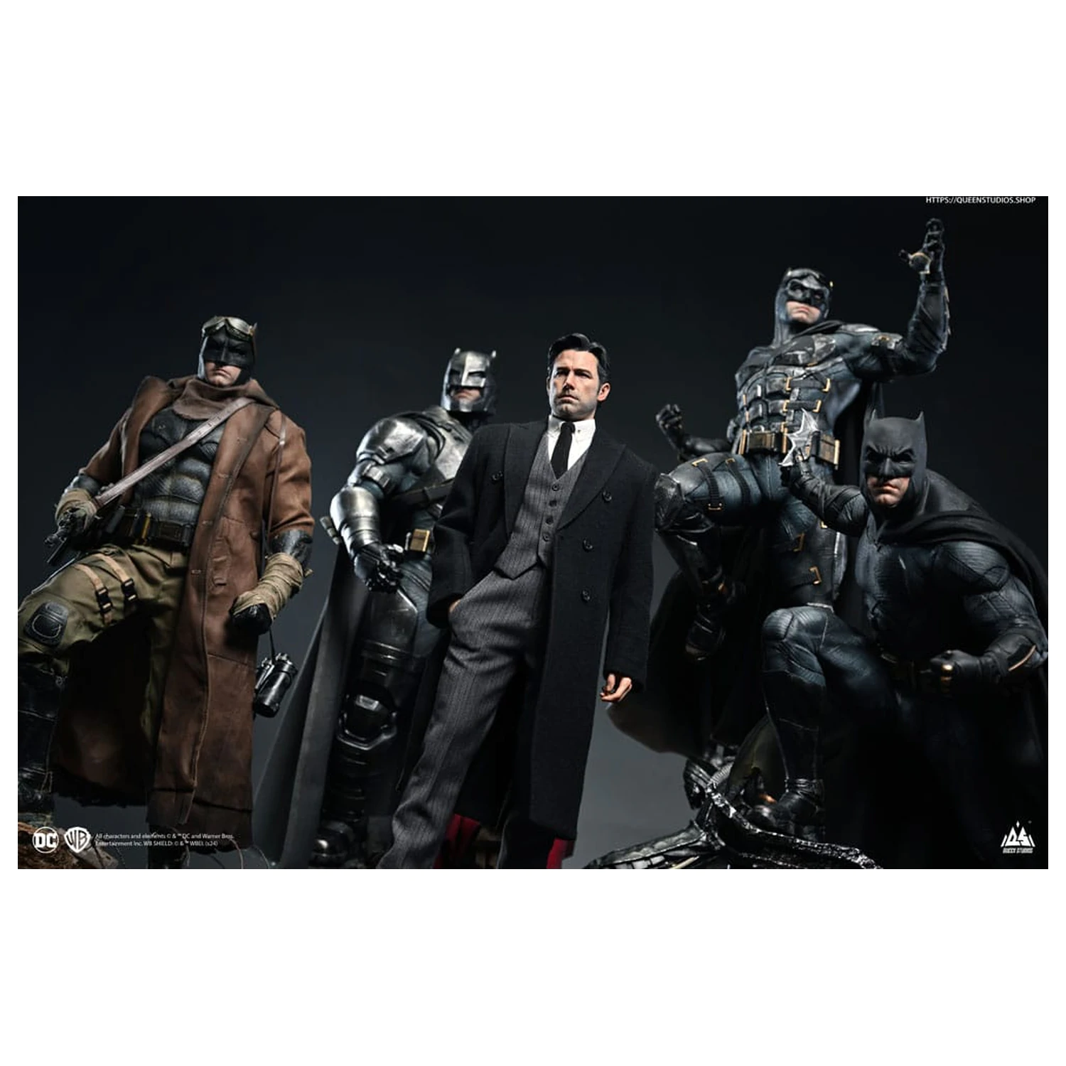 Justice League 1/4 Bruce Wayne (Ben Affleck) szobor figura  51 cm termékfotó