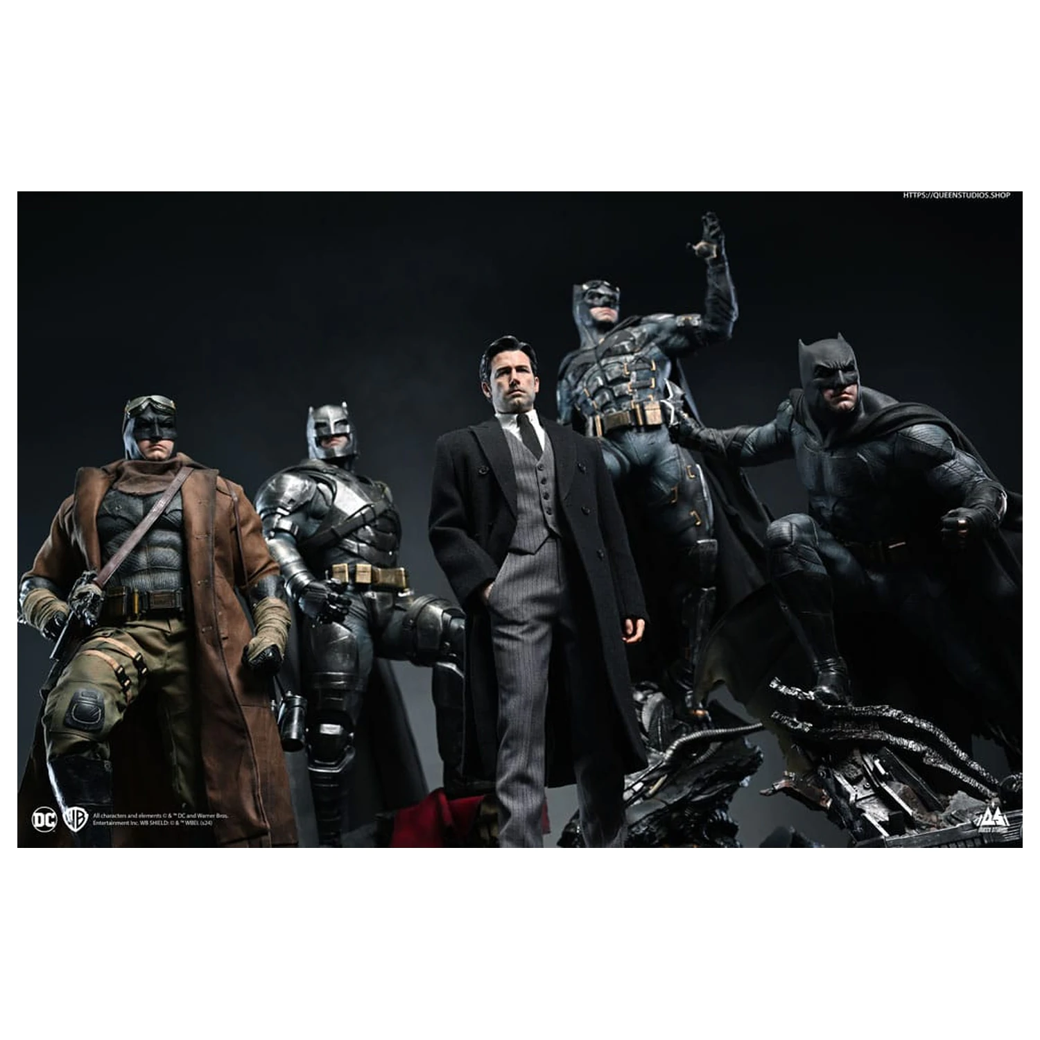 Justice League 1/4 Bruce Wayne (Ben Affleck) szobor figura  51 cm termékfotó