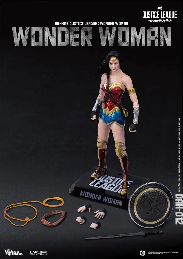 Justice League Dynamic 8ction Heroes 1/9 Wonder Woman akciófigura 19 cm termékfotó