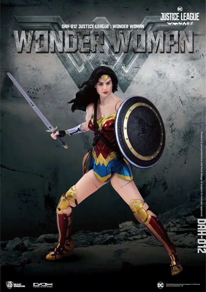 Justice League Dynamic 8ction Heroes 1/9 Wonder Woman akciófigura 19 cm termékfotó