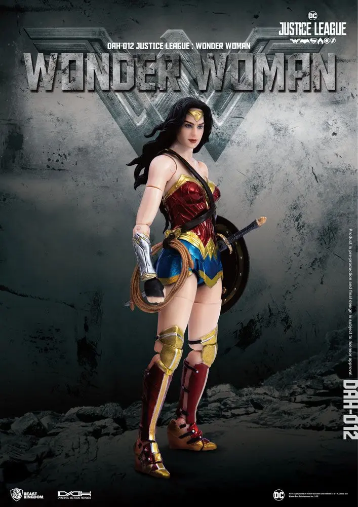 Justice League Dynamic 8ction Heroes 1/9 Wonder Woman akciófigura 19 cm termékfotó