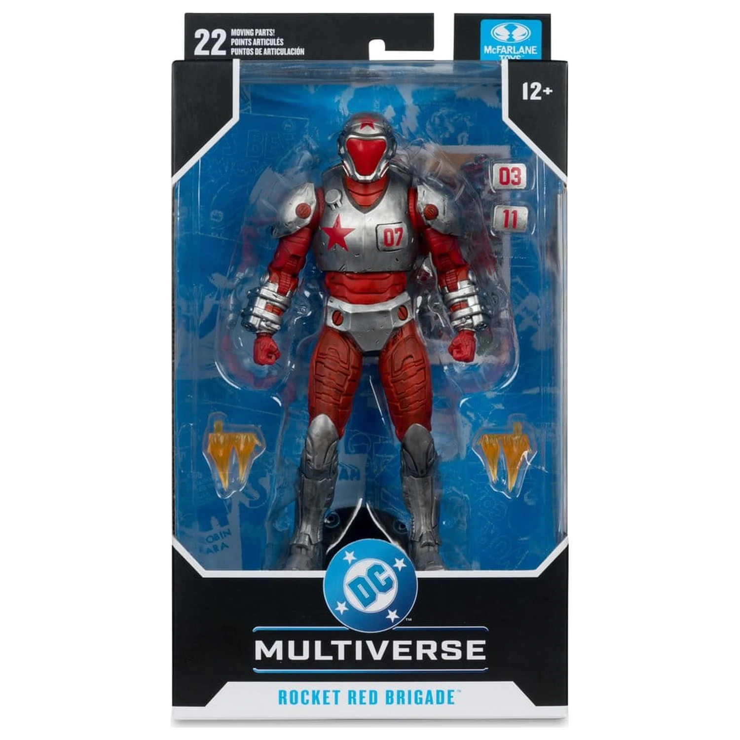 Justice League: Generation Lost DC Multiverse akciófigura Rocket Red Brigade 18 cm termékfotó
