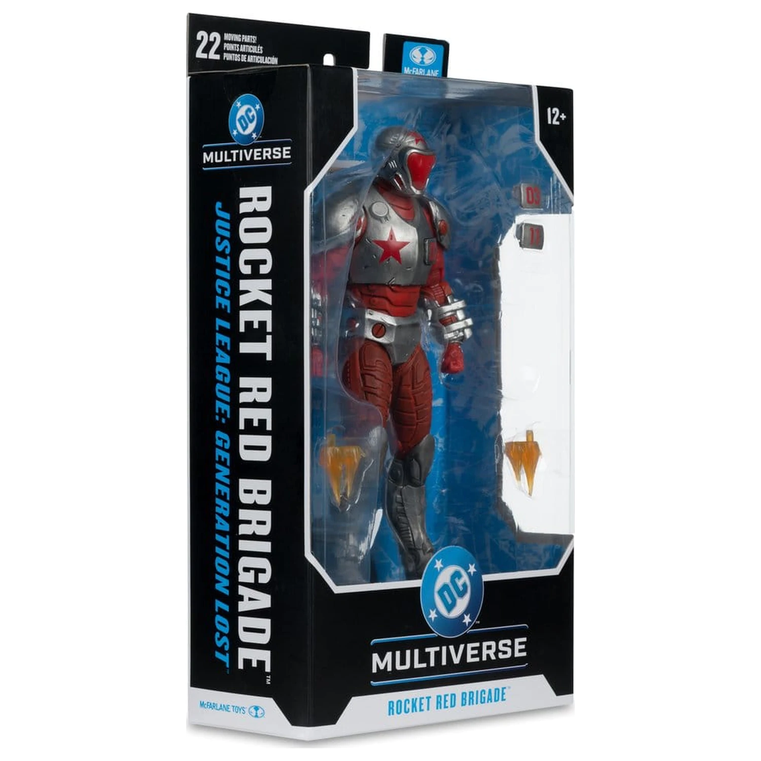 Justice League: Generation Lost DC Multiverse akciófigura Rocket Red Brigade 18 cm termékfotó