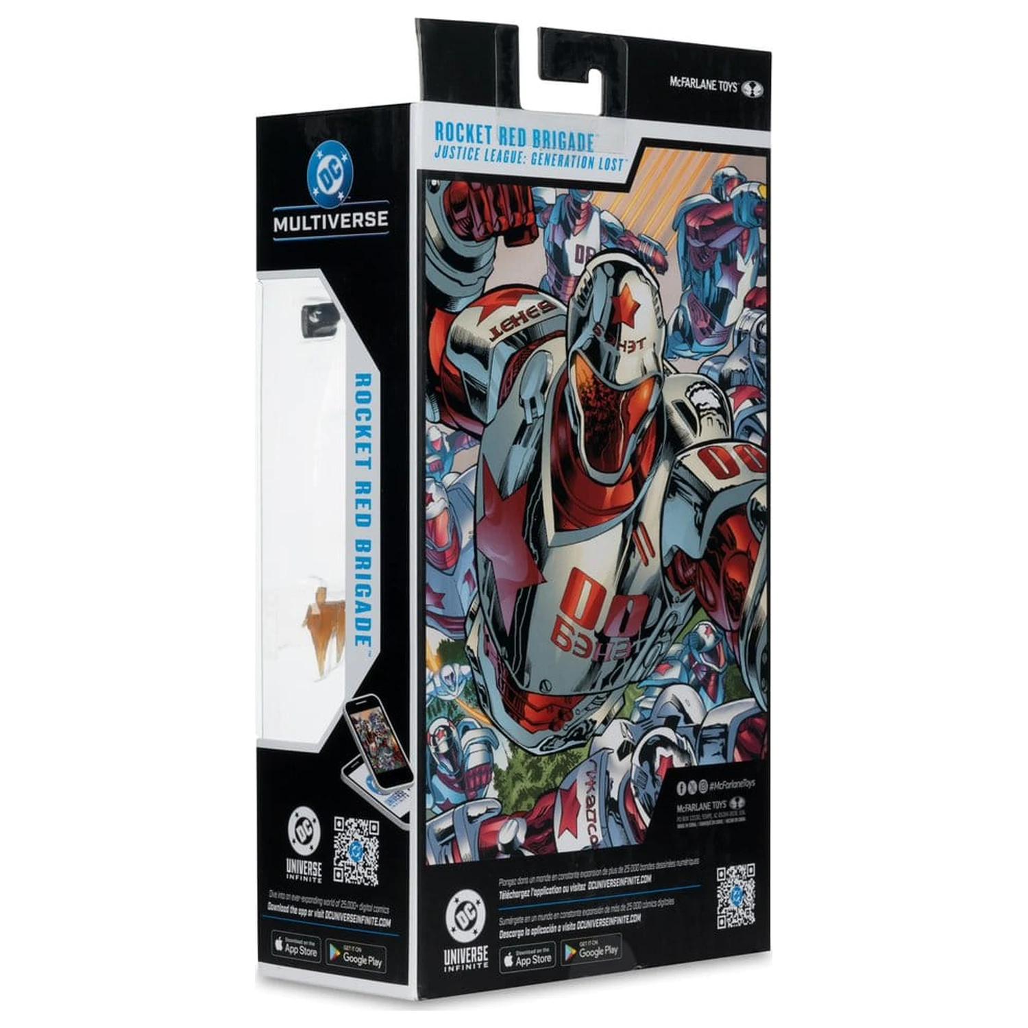 Justice League: Generation Lost DC Multiverse akciófigura Rocket Red Brigade 18 cm termékfotó
