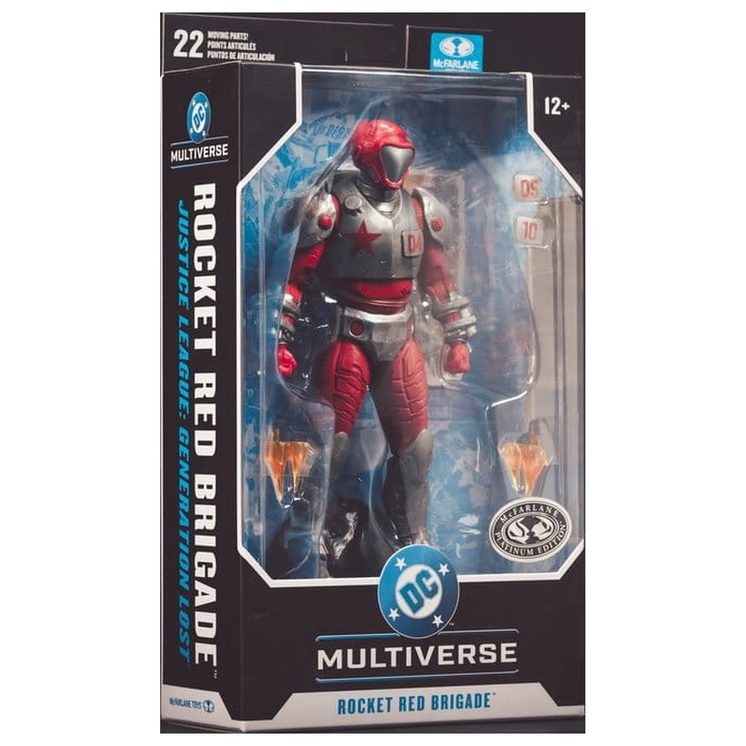Justice League: Generation Lost DC Multiverse Rocket Red Brigade (Platinum Edition) akciófigura 18 cm termékfotó