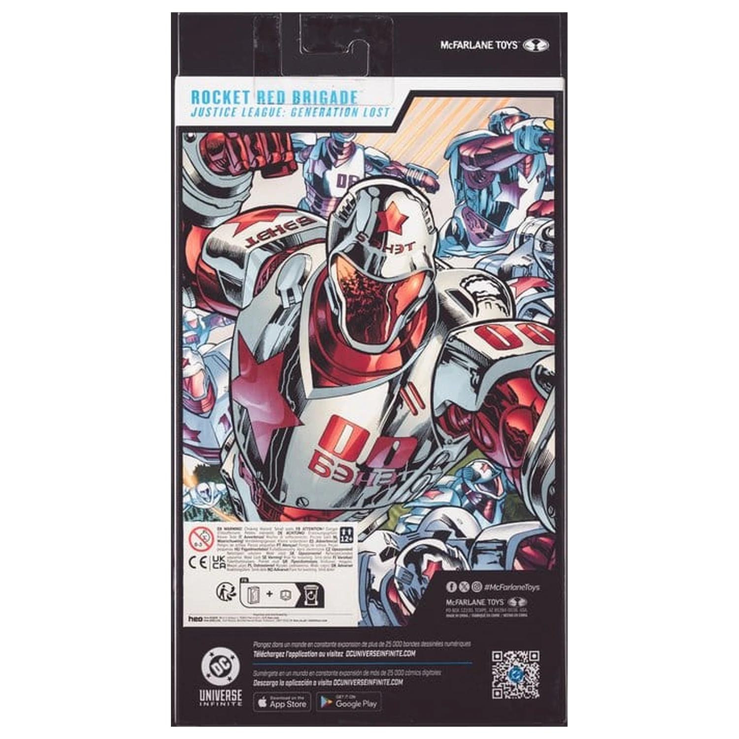 Justice League: Generation Lost DC Multiverse Rocket Red Brigade (Platinum Edition) akciófigura 18 cm termékfotó