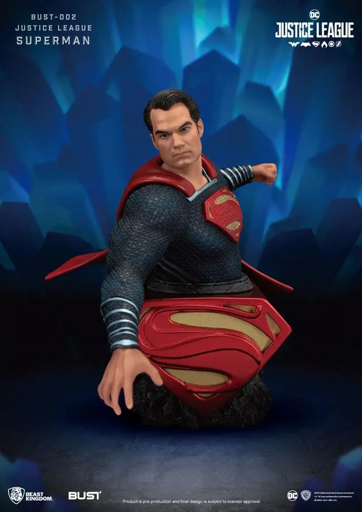 Justice League Superman PVC mellszobor figura 15 cm termékfotó