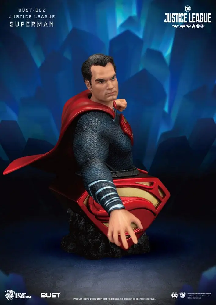 Justice League Superman PVC mellszobor figura 15 cm termékfotó