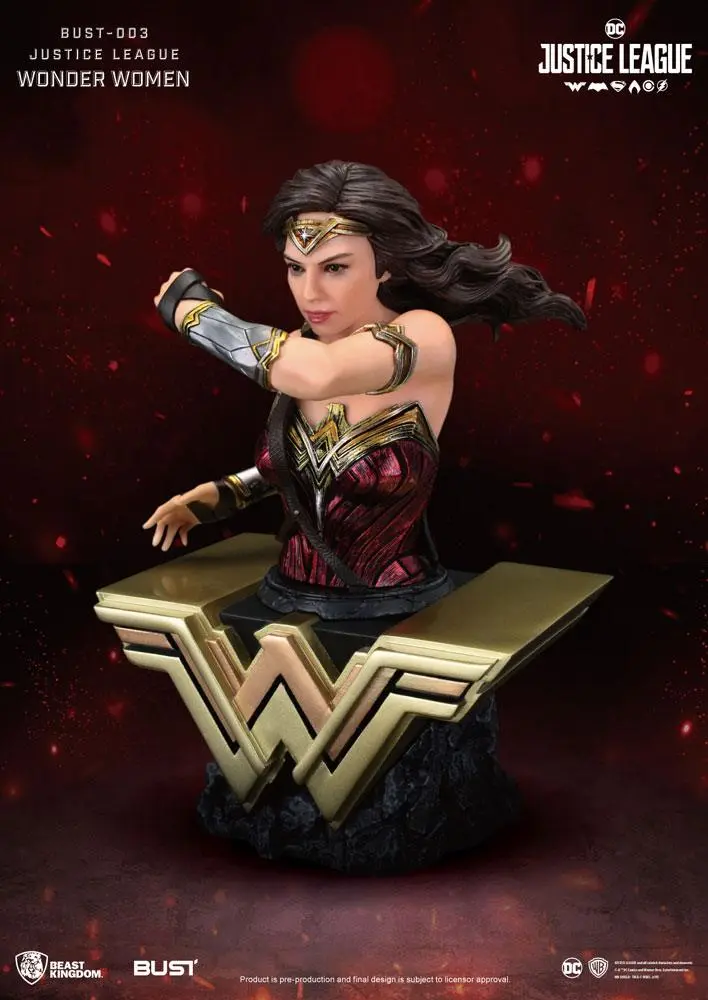 Justice League Wonder Woman mellszobor 15 cm termékfotó