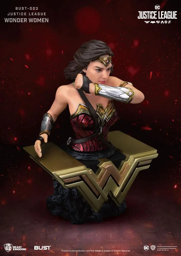 Justice League Wonder Woman mellszobor 15 cm termékfotó