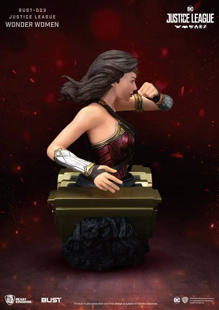 Justice League Wonder Woman mellszobor 15 cm termékfotó