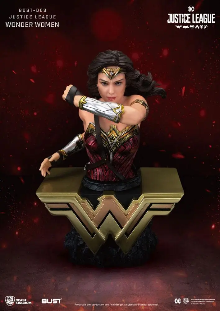 Justice League Wonder Woman mellszobor 15 cm termékfotó